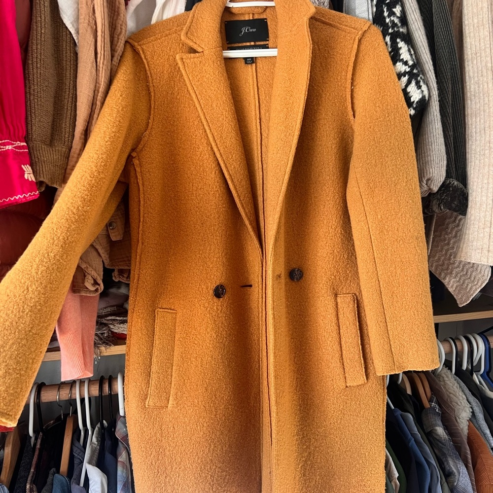 J. Crew Women's Orange Coat
